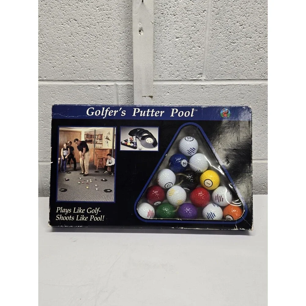 Club Champ Golfer's Putter Pool - Plays like Golf, Shoots like Pool Complete Set